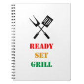 Carnet Ready, set, grill (Devant)