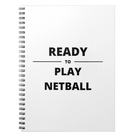 CARNET READY TO PLAY NETBALL (Devant)