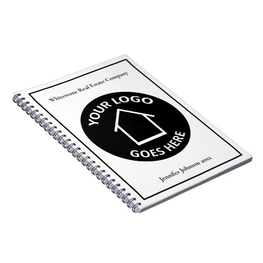 Carnet Real Estate Company Add Your Custom Logo Realtor (Côté Droit)