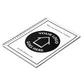 Carnet Real Estate Company Add Your Custom Logo Realtor (Côté gauche)