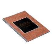 Carnet Real Estate Notebook | Brownstone (Côté Droit)