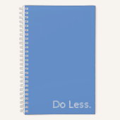 Carnet Réaliser moins d'ordinateur portable Spiral (Recto)