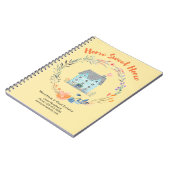 Carnet Realtor Welcome New Home Sweet Home Budget Plutôt (Côté gauche)