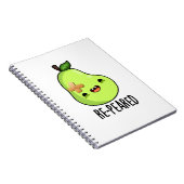 Carnet Réapparu Funny Fruit Poire Jeu de mots  (Côté Droit)