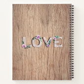 Carnet RECEPES - Fête des mariées Nouveaux mariés Famille (Dos)