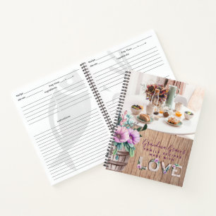 Carnet RECEPES - Heirloom Cadeau grand-mère maman maman