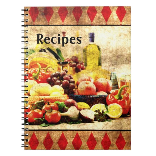 Carnet Recette abondante de table désorganisée (Devant)
