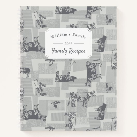Carnet Recette Agritourisme gris (Devant)