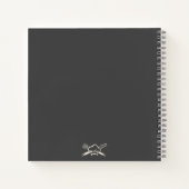 Carnet Recette Barbecue Nom personnalisé Chef Casquette B (Dos)