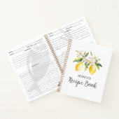 Carnet Recette botanique de branche d'arbre aux citrons e (Intérieur)