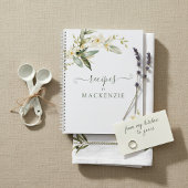 Carnet Recette botanique de verdure de fleurs sauvages él