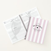 Carnet Recette cadeau de Fête des mariées Lilac chic mode (Intérieur)