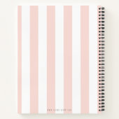 Carnet Recette cadeau Fête des mariées rose moderne (Dos)