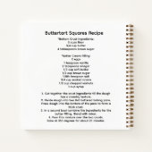Carnet Recette Carré de beurre (Dos)