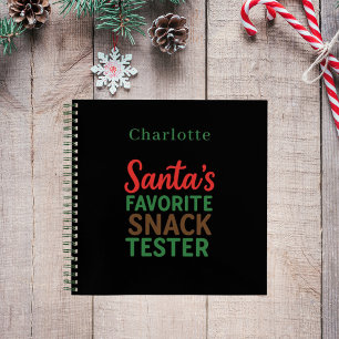 Carnet Recette Citation Noël snack testeur nom