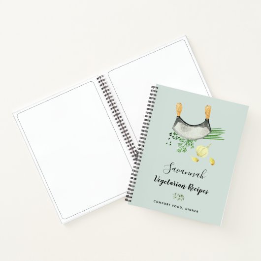 Carnet Recette cuisine nourriture herbes végétariennes sa (Intérieur)