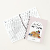Carnet Recette de brunch pour une douche de mariée aux pa (Intérieur)