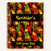 Carnet Recette de chili épicé (Devant)