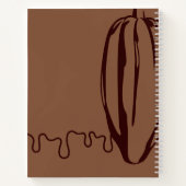 Carnet Recette de chocolat chocolatier de cacao moderne (Dos)