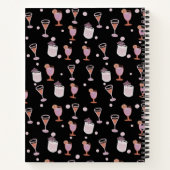 Carnet Recette de cocktail tendance Noir (Dos)