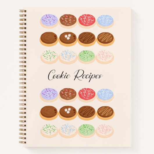 Carnet Recette de cookies (Devant)