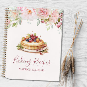 Carnet Recette de cuisine Fleur de Rose Rose Rose Florale