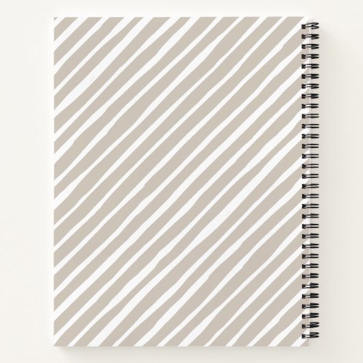 Carnet Recette de cuisson de biscuits personnalisée (Dos)