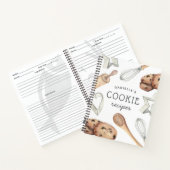 Carnet Recette de cuisson de biscuits personnalisée (Intérieur)