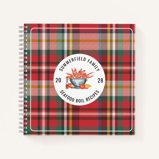 Carnet Recette de cuisson de l'écrevisse pour famille nom (Devant)