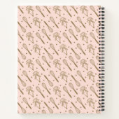 Carnet Recette de cuisson et d'ustensile de Cuisine rose  (Dos)