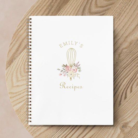 Carnet Recette de cuisson florale rustique