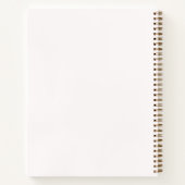 Carnet Recette de cuisson florale rustique (Dos)