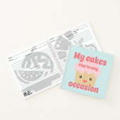 Carnet Recette de cupcake de Kawaii mignonne (Intérieur)