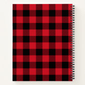 Carnet Recette de famille de vérification de buffle rouge (Dos)