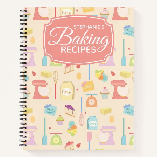 Carnet Recette de famille des ingrédients de cuisson pers (Devant)