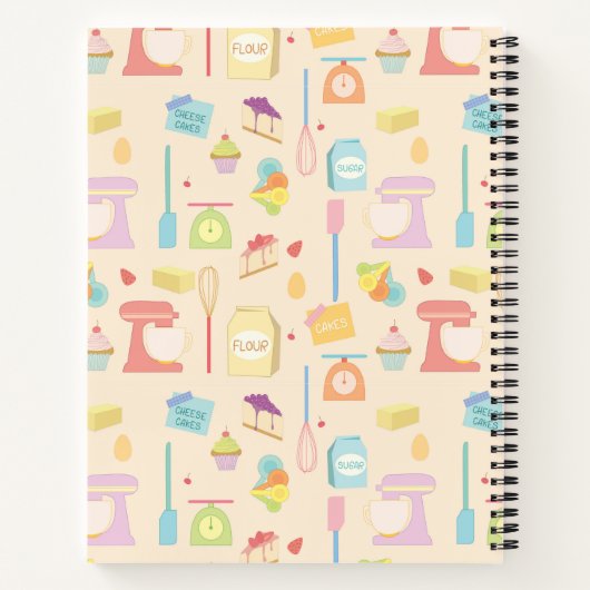 Carnet Recette de famille des ingrédients de cuisson pers (Dos)