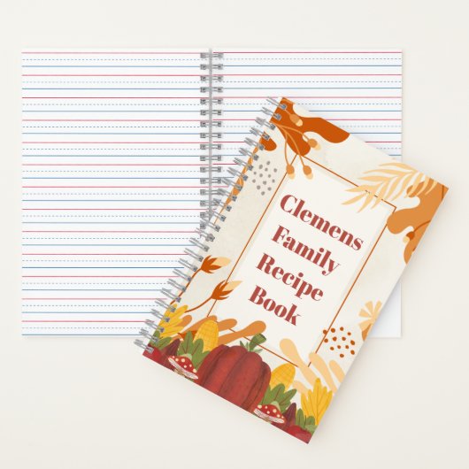 Carnet Recette de famille personnalisable (À l'intérieur)