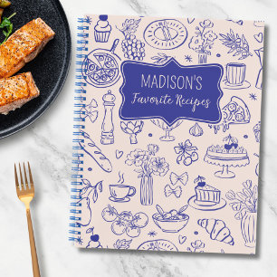 Carnet Recette de fleurs alimentaires personnalisée et de