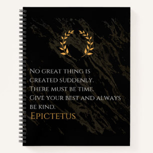 Carnet Recette de grandeur d'Epictetus