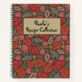 Carnet Recette de jardin anglais volant de libellule vint (Devant)