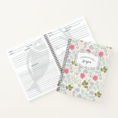 Carnet Recette de la famille de printemps de modèle flora (Intérieur)