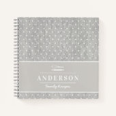 Carnet Recette de la famille Pois rustique blanche et gri (Devant)