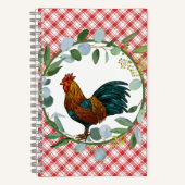 Carnet Recette de la ferme Eucalyptus Wreath & Rooster (Recto)