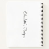 Carnet Recette de mélange floral rose (Dos)