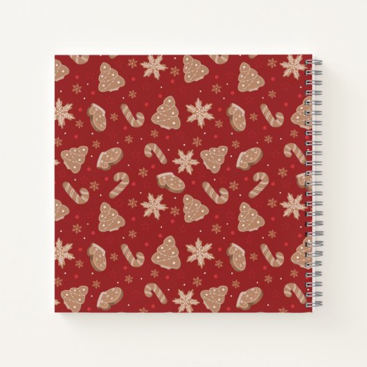 Carnet Recette de Noël cacao et biscuits Recette de Noël (Dos)