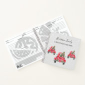 Carnet Recette de Noël vintage famille Camion rouge (Intérieur)