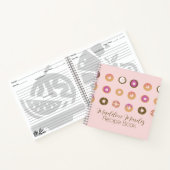 Carnet Recette de nourriture rose Donuts Mixtes (Intérieur)