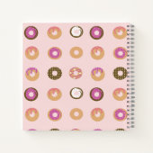 Carnet Recette de nourriture rose Donuts Mixtes (Dos)