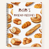 Carnet Recette de pain personnalisée (Devant)
