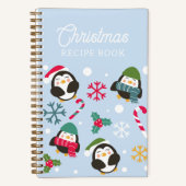 Carnet Recette de pingouin de Noël (Recto)